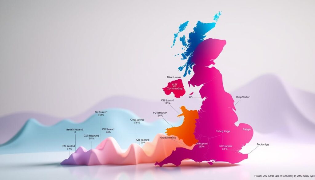 UK regional salary variations