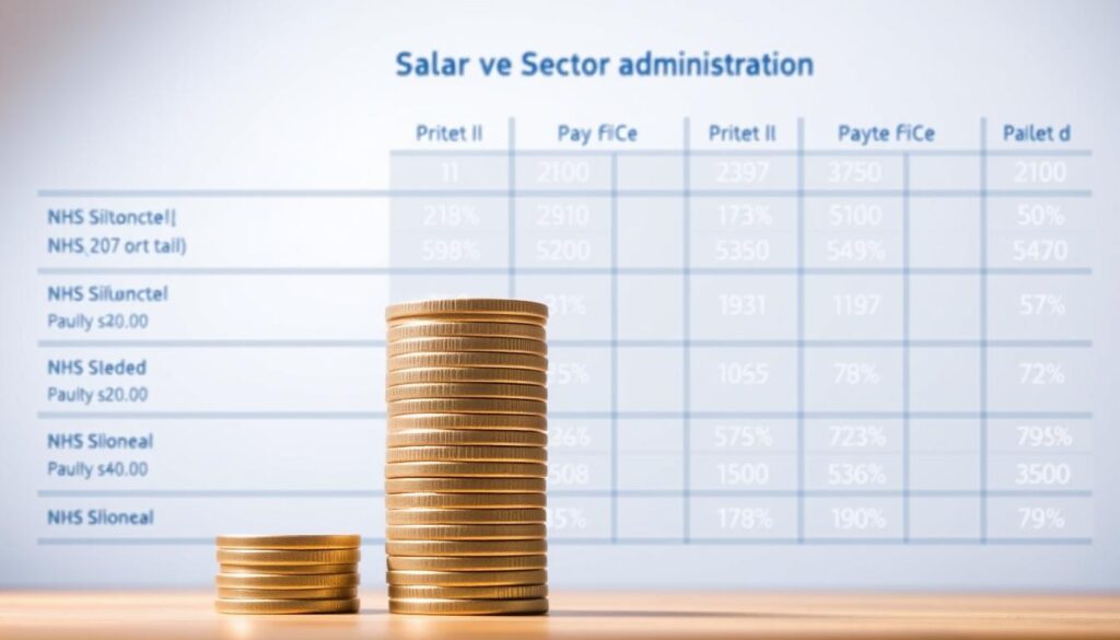 salary comparison NHS vs private sector